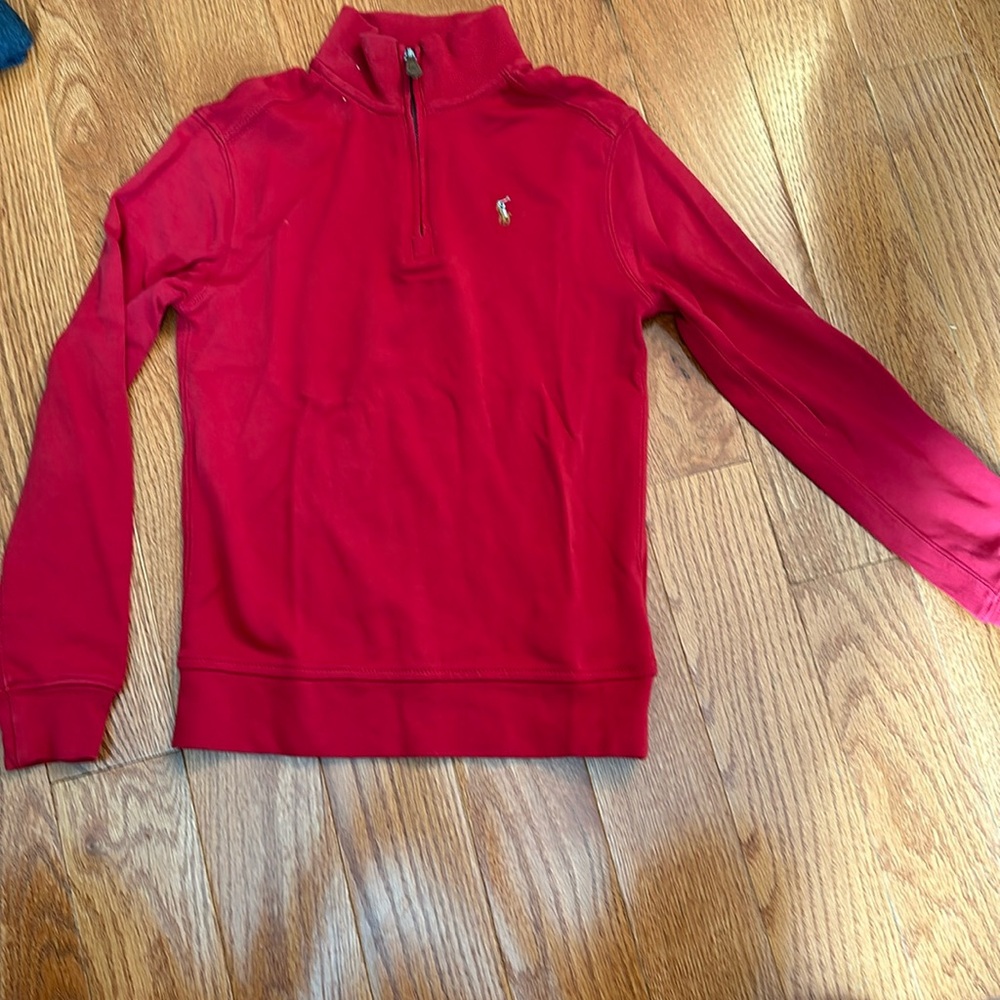 Polo zip up shirt